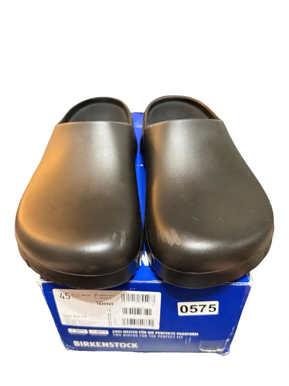 Birkenstock Super Birki 2.0 Black Clogs | EU 45 | US Men’s 12 | Regular Fit | NI